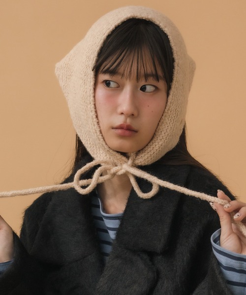 HEILIS（ヘイリス） ストール マフラー ブークレニットバブーシュカ