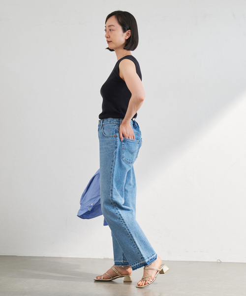 「LE TALON」 ヒールサンダル X-SMALL ゴールド レディース_画像4