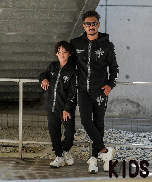 パーカー RTEG/C＆REジップフーディーキッズ キッズ 子供服 男の子 女の子の画像