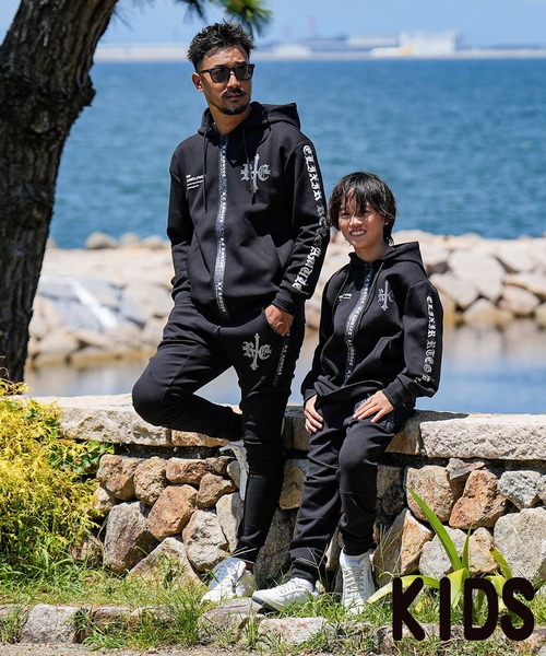 パーカー RTEG/C＆REジップフーディーキッズ キッズ 子供服 男の子 女の子の画像