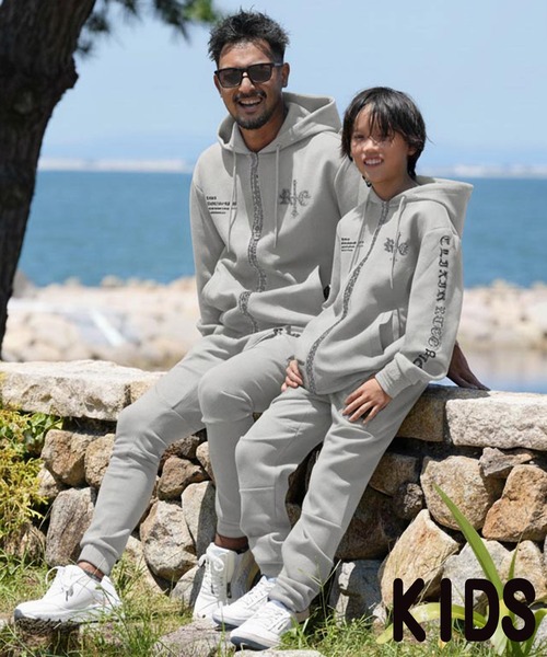 パーカー RTEG/C＆REジップフーディーキッズ キッズ 子供服 男の子 女の子の画像