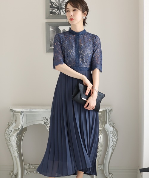 「PourVous」 半袖ワンピース M ブラック レディース_画像9