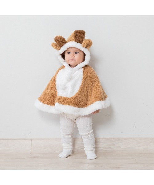 ぽんちょ ベビーザらス ポンチョ クリスマスマント キッズ 子供服 男の子 女の子