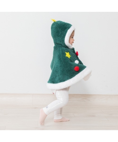 ベビーザらス ポンチョ クリスマスマント キッズ 子供服 男の子 女の子