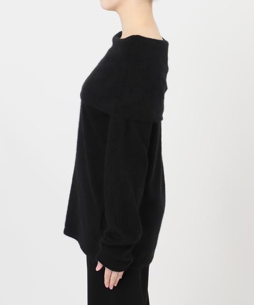 AP STUDIO ニット セーター *Fluffy Off Shoulder Knit レディース