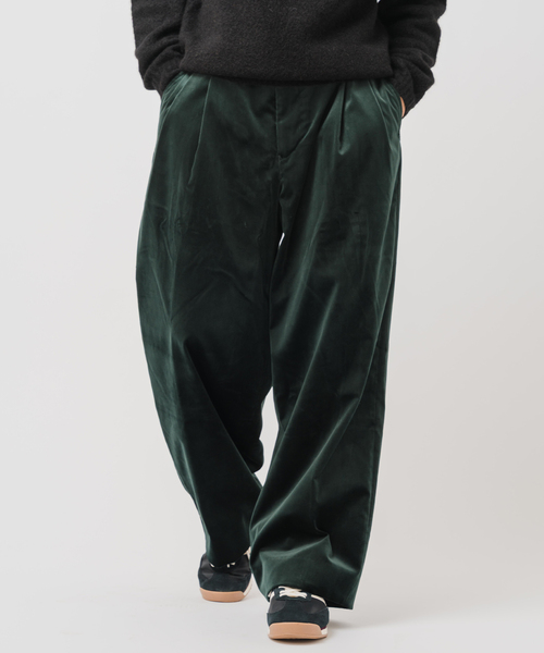 エディフィス（EDIFICE）/E．PONTOGLIO VELVET バギー パンツ EDIFICE（エディフィス） パンツ E.PONTOGLIO VELVET バギー パンツ