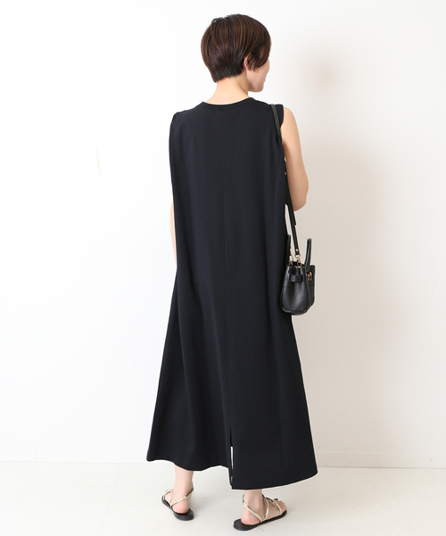 「journal standard L'essage」 ノースリーブワンピース - ブラック レディース_画像6