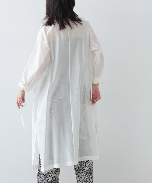 「GALLEST」 長袖シャツ 38 キャメル レディース_画像5