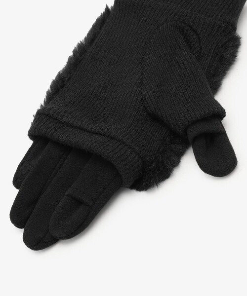 Afternoon Tea（アフタヌーンティー） 手袋 3WAYフェイクファー