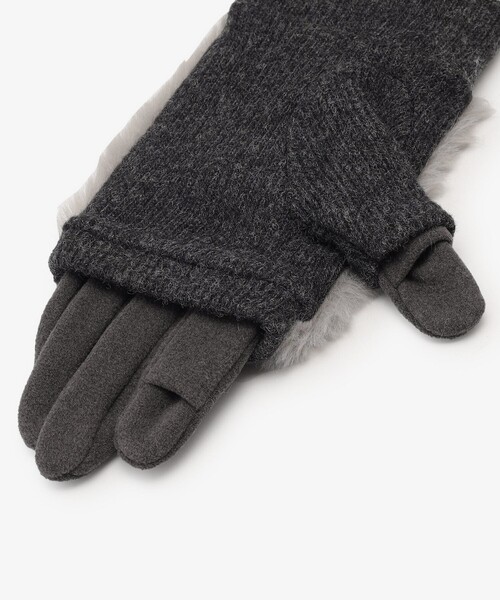 Afternoon Tea（アフタヌーンティー） 手袋 3WAYフェイクファー