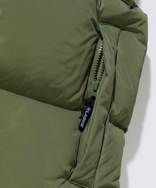XLARGE（エクストラ ラージ） ダウンベスト L オリーブ メンズ