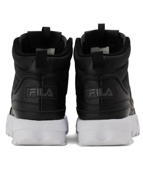 FILA（フィラ） ハイカットスニーカー 25.0cm ブラック レディース