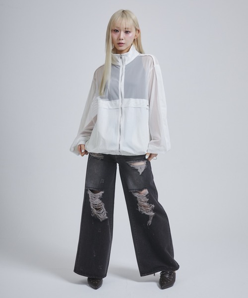 「ENVYM」 ブルゾン FREE ブラック レディース_画像4