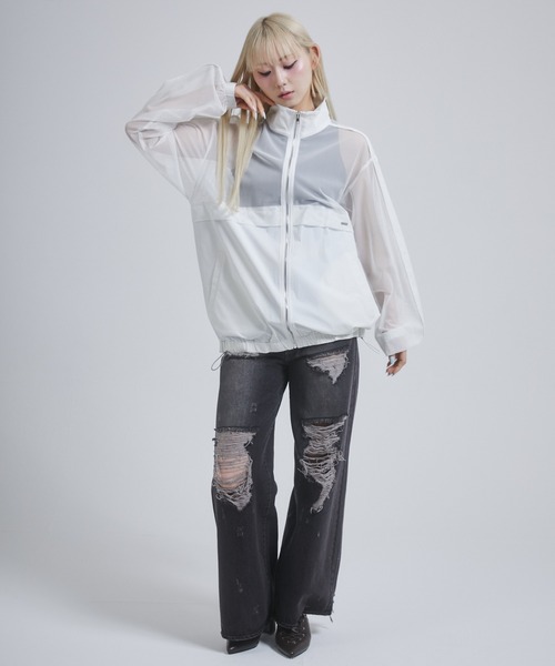 「ENVYM」 ブルゾン FREE ブラック レディース_画像6