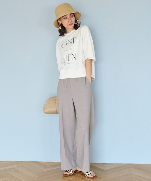 「UNFILO」 スウェットカットソー MEDIUM ホワイト レディース_画像8