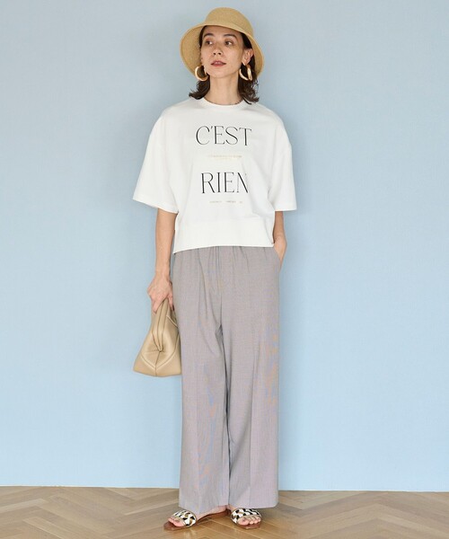 「UNFILO」 スウェットカットソー MEDIUM ホワイト レディース_画像9