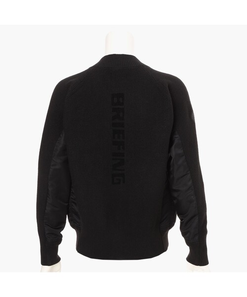BRIEFING GOLF DOCKING KNIT BLOUSON グレー BRIEFING（ブリーフィング） ブルゾン アウター 「BRIEFING GOLF