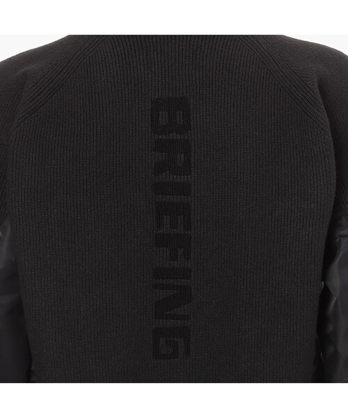 BRIEFING GOLF DOCKING KNIT BLOUSON グレー BRIEFING（ブリーフィング） ブルゾン アウター 「BRIEFING GOLF