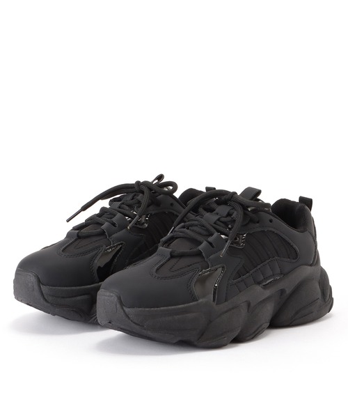 Lace Ladies（レースレディース） ローカットスニーカー 24.5 ブラック