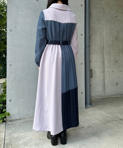 「REDYAZEL」 長袖ワンピース SMALL ブルー レディース_画像6