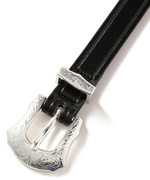 「TORY LEATHER」 ベルト 34 ブラック メンズ_画像3