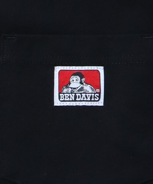 「BEN DAVIS」 長袖Tシャツ LARGE チャコール メンズ_画像3