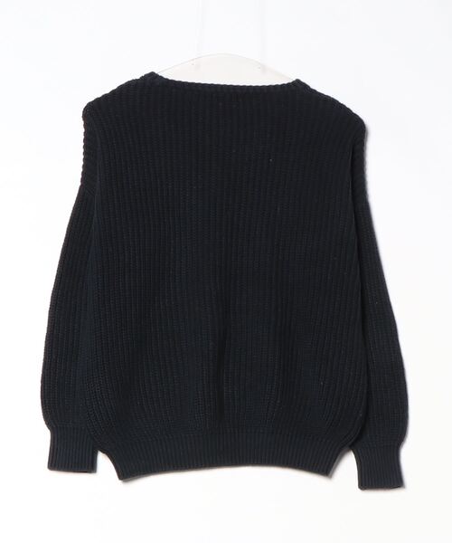 「VONDEL」 長袖ニット S ネイビー レディース_画像2