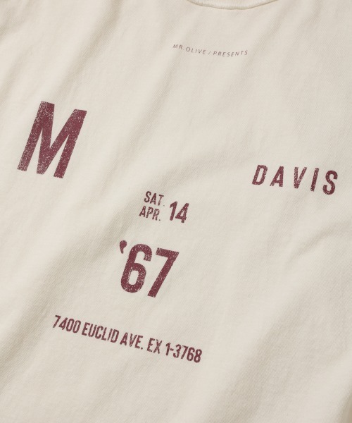 「MR.OLIVE」 半袖Tシャツ MEDIUM オフホワイト メンズ_画像4