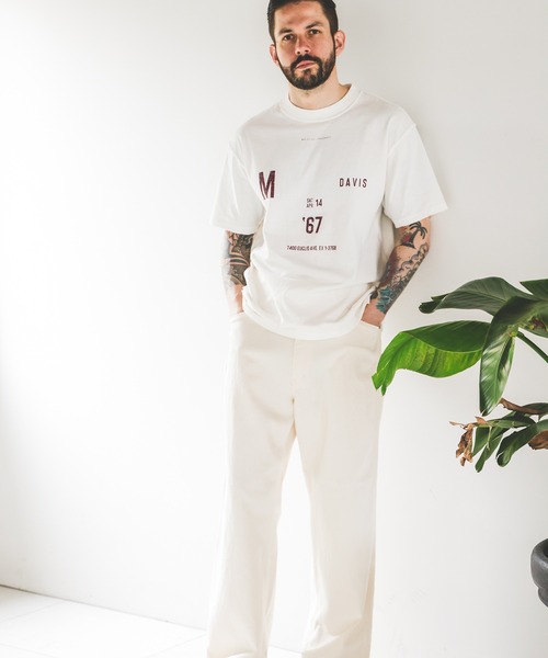 「MR.OLIVE」 半袖Tシャツ MEDIUM オフホワイト メンズ_画像9