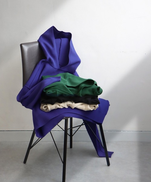 「antiqua」 プルオーバーパーカー P ブルー レディース_画像5