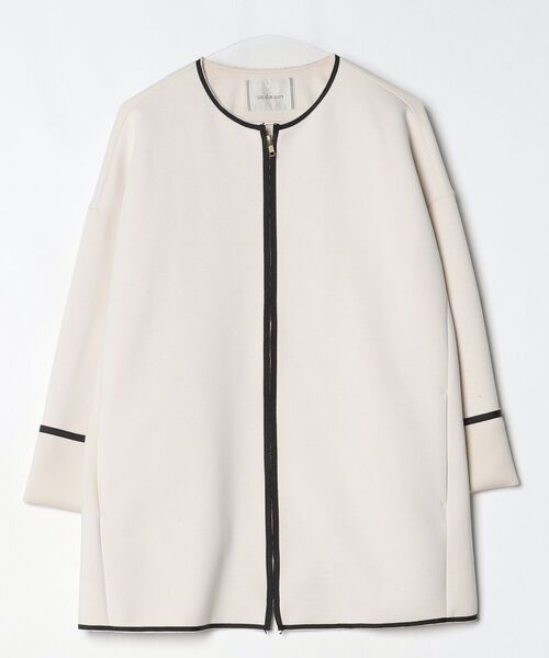 un dix cors（アンディコール） ノーカラーコート FREE ホワイト