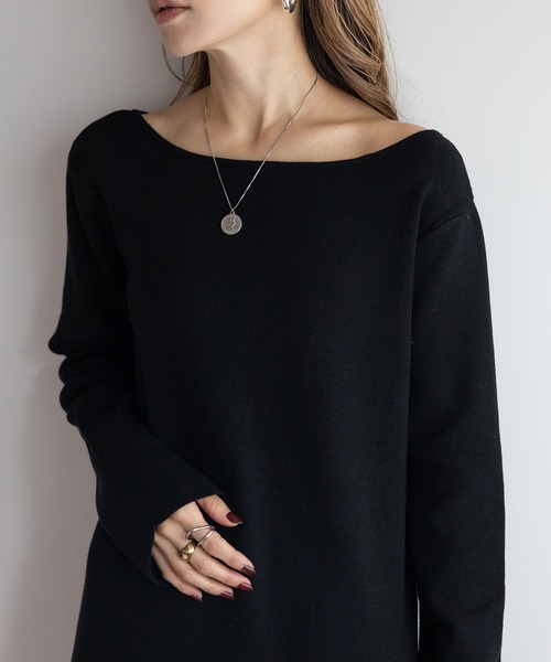 Bonjour Sagan（ボンジュールサガン） ワンピース 前後2WAYニット