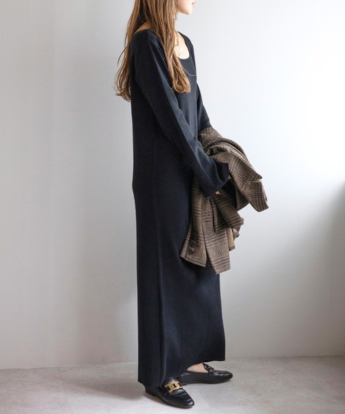 Bonjour Sagan（ボンジュールサガン） ワンピース 前後2WAYニット