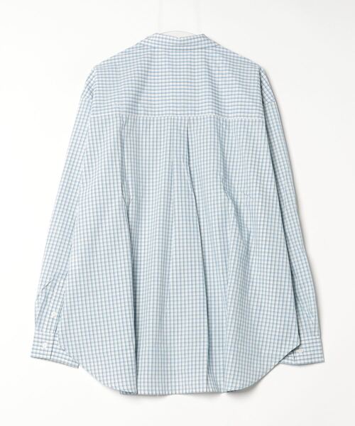 「BROKEN BASE」 長袖シャツ MEDIUM ブルー メンズ_画像2