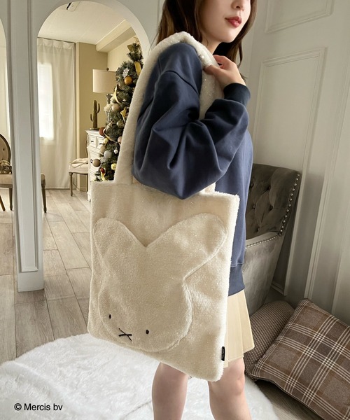 MIIA（ミーア） トートバッグ miffy ラメダイカットトートバッグ