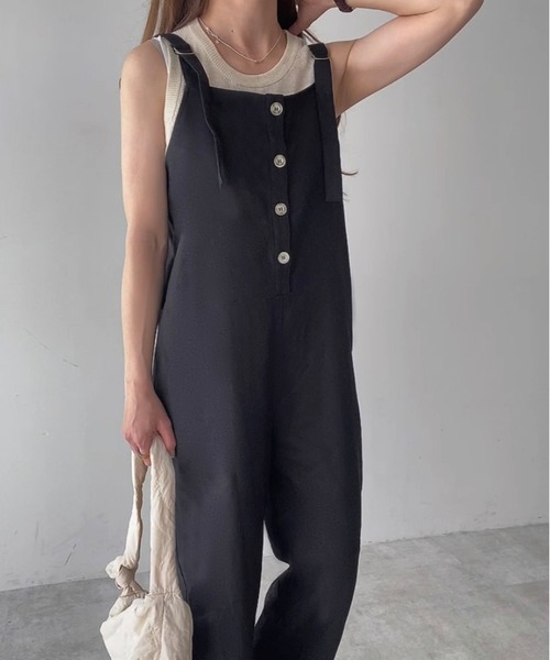 「FILLOU」 オーバーオール X-LARGE グレイッシュベージュ レディース_画像5