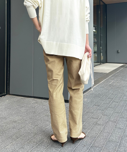 「JOURNAL STANDARD relume」 チノパンツ 38 グリーン レディース_画像8