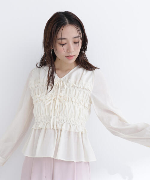 NATURAL BEAUTY BASIC（ナチュラルビューティーベーシック） ブラウス