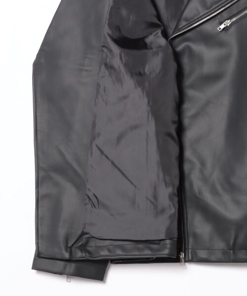 NYLAUS（ナイラス） ライダースジャケット 3L ブラック メンズ