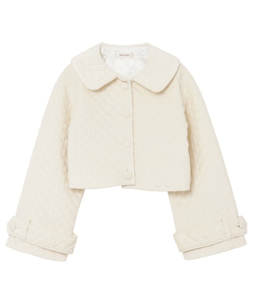 Rose Muse（ロゼミューズ） コート アウター Quilting fake fur collar