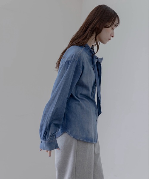 Eimee Law ❀ブラウス❀ 新品 Eimee Law（エイミーロウ） ブラウス シャツ レース刺繍テキストエン
