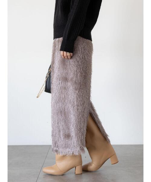 「Lugnoncure」 ロングスカート F ブラック レディース_画像2