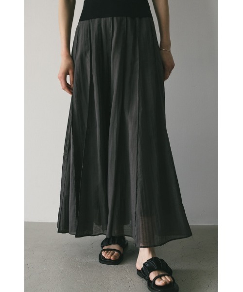 「STYLEMIXER」 ロングスカート MEDIUM グレー レディース_画像6