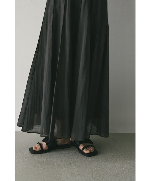 「STYLEMIXER」 ロングスカート MEDIUM グレー レディース_画像9