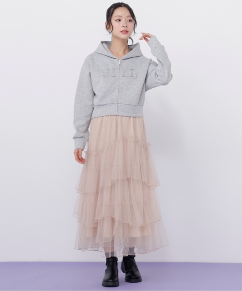 完売チュールランダムティアードスカート チュールランダムティアードスカート | JILL by JILL STUART（ジル