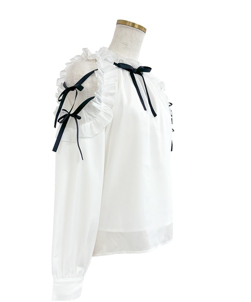 Rose Muse(ロゼミューズ) ブラウス シャツ Ribbon blouse レディース Rose Muse(ロゼミューズ) ブラウス シャツ Ribbon blouse レディース