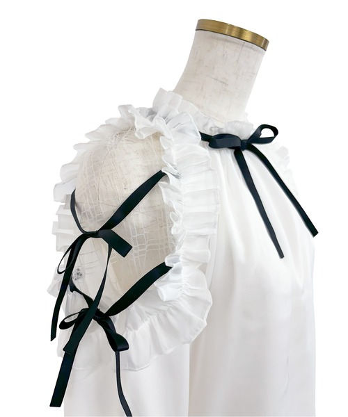 Rose Muse（ロゼミューズ） ブラウス シャツ Ribbon blouse レディース
