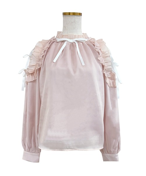 Rose Muse（ロゼミューズ） ブラウス シャツ Ribbon blouse レディース