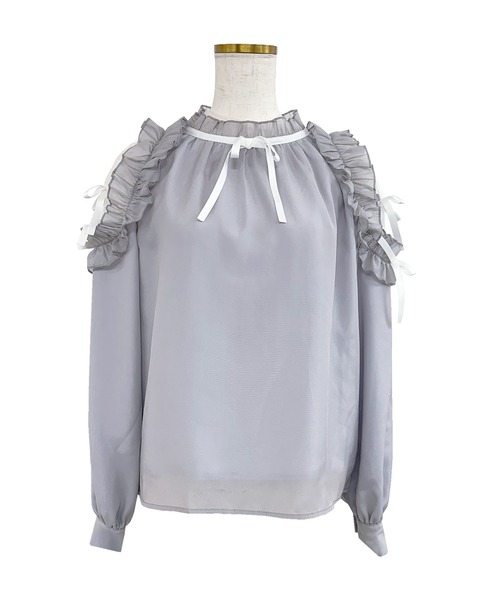 Rose Muse（ロゼミューズ） ブラウス シャツ Ribbon blouse レディース