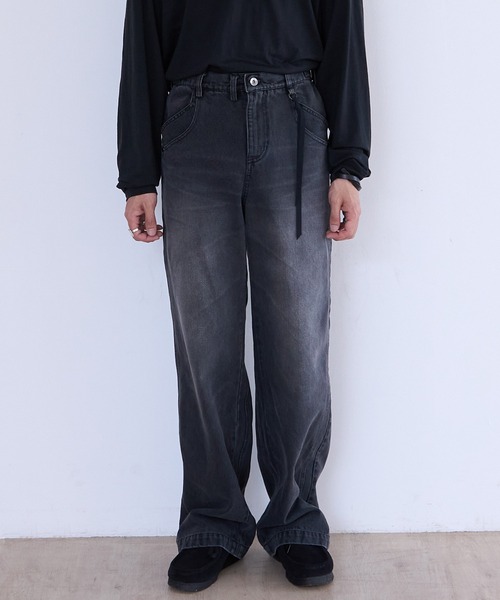 ジーンズ Tamme DOUBLE KNEE DENIM PANTS (26S0348) メンズ